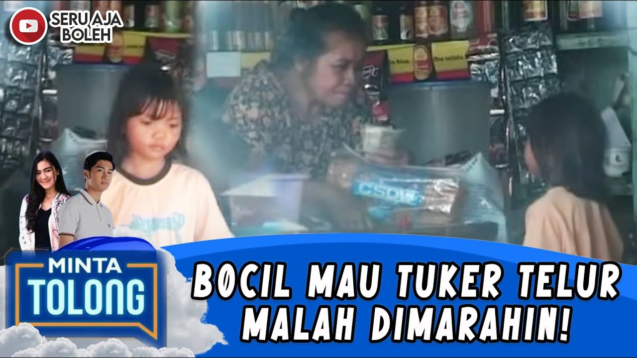 MIRIS! BOCIL MAU TUKER TELUR MALAH DIBENTAK PEDAGANG - MINTA TOLONG