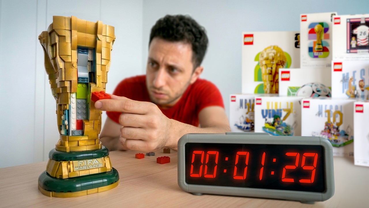 Сколько времени нужно, чтобы собрать все наборы LEGO, посвященные Чемпионату мира?