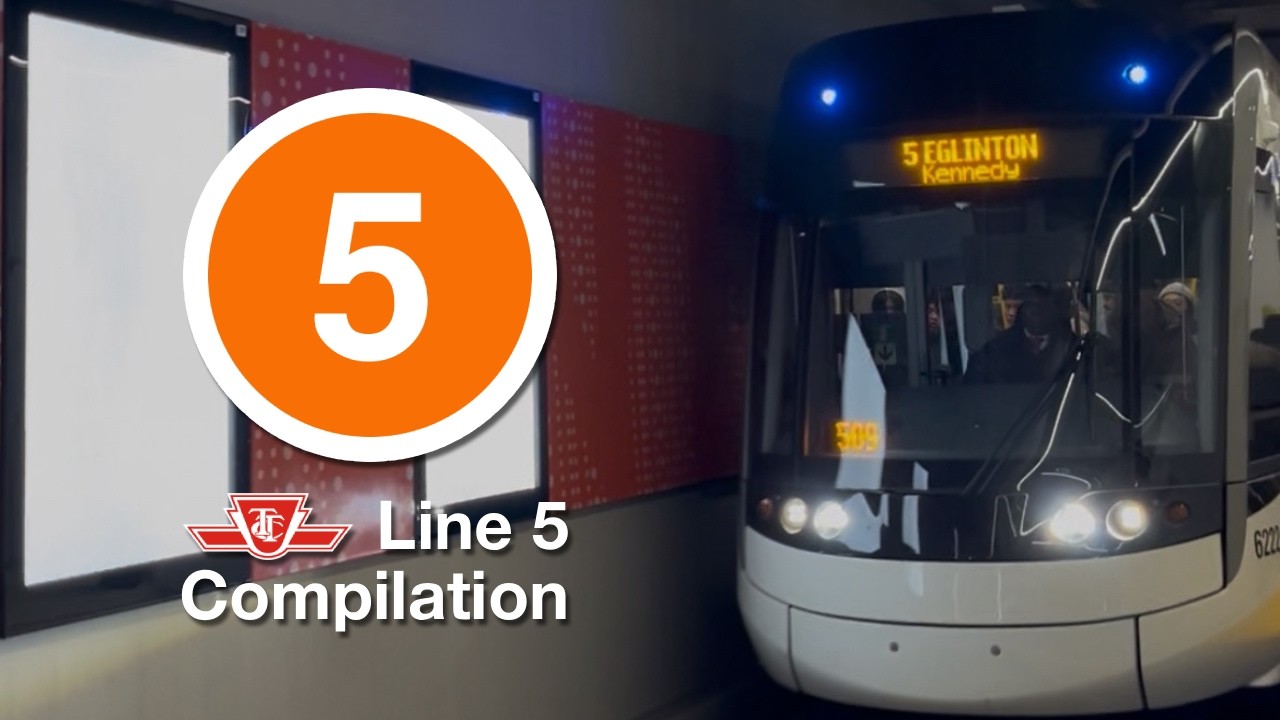 [OPENING DAY] TTC Line 5 LRT - Compilation