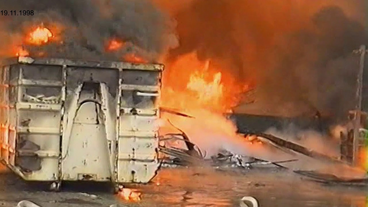 Andernach Großbrand bei der Firma Scobalit 19.11.1998