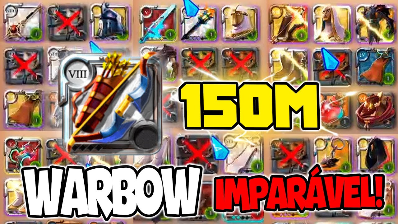 Warbow 8.0 Contra TUDO e TODOS: O Poder do Warbow no Albion Online