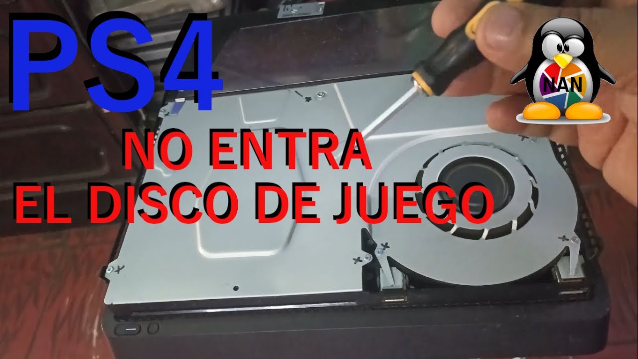 PS4 No entra disco de juego