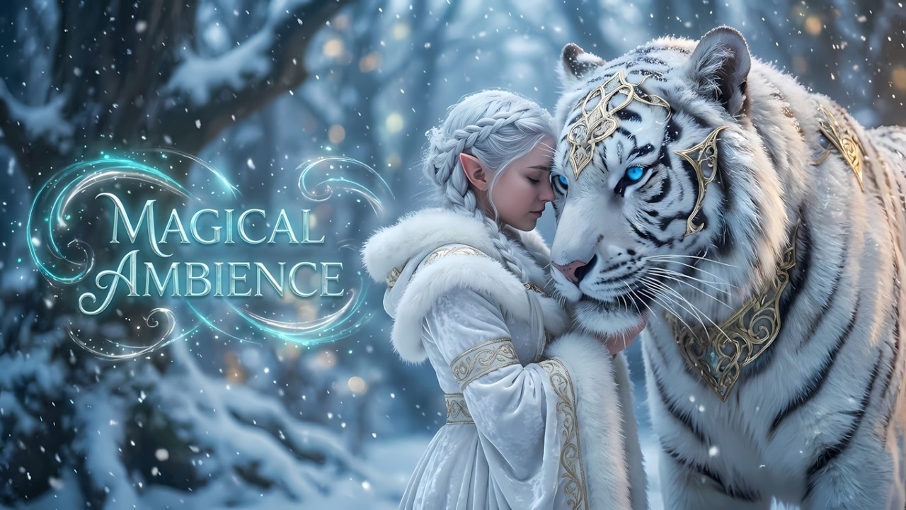 Magical Winter Morning with Elves 🏔️ Cozy Ambience for Sleep & Study | 10 Minutes of Peace