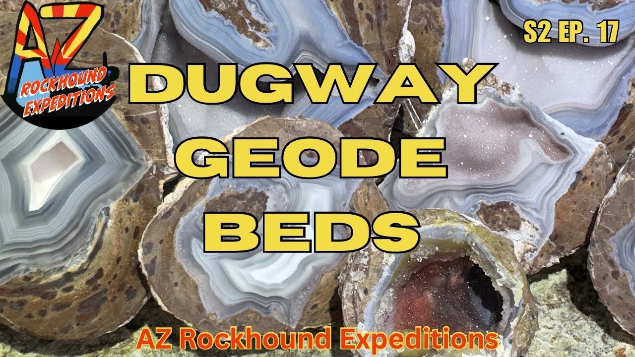 Рокхаундинг в Юте! Кровати Dugway Geode