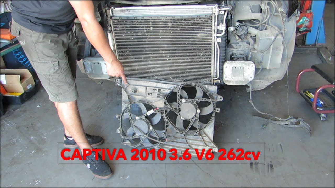 DICAS: Como Remover a Ventoinha, Radiador, Condensador da CAPTIVA V6!!!
