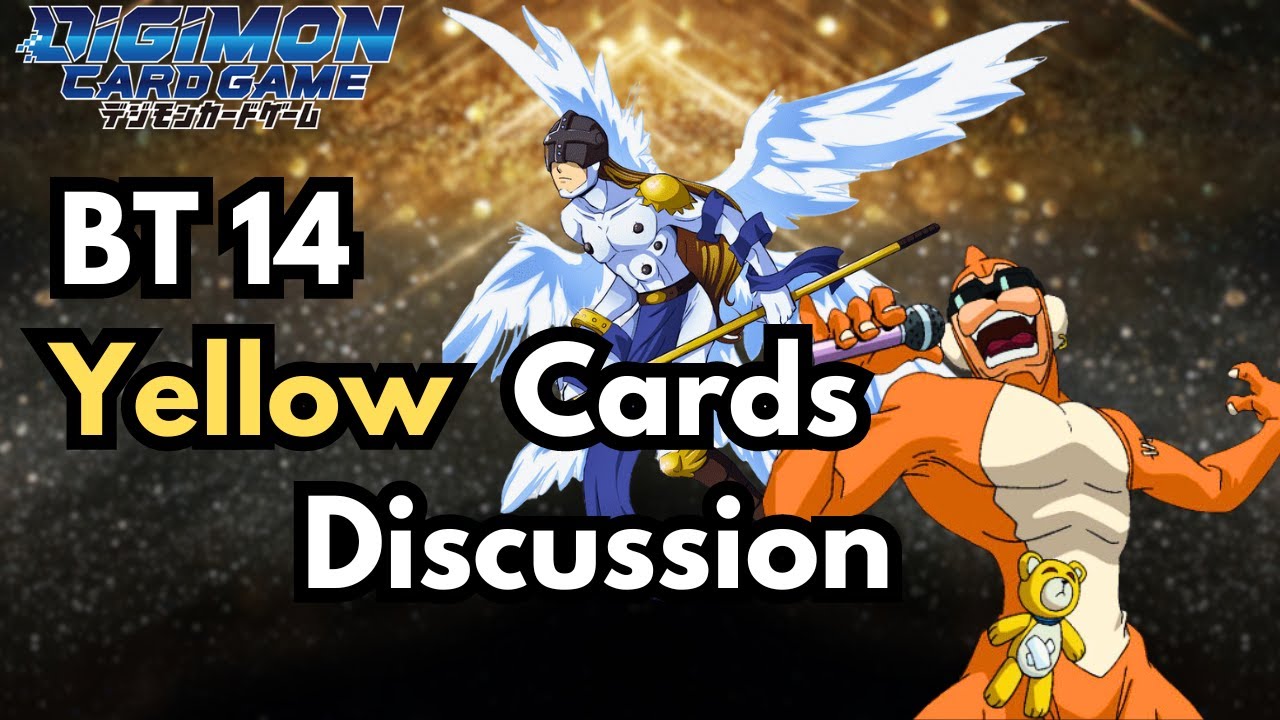 Surprising Support Powers up Etemon and Angemon in BT14 Yellow Cards
