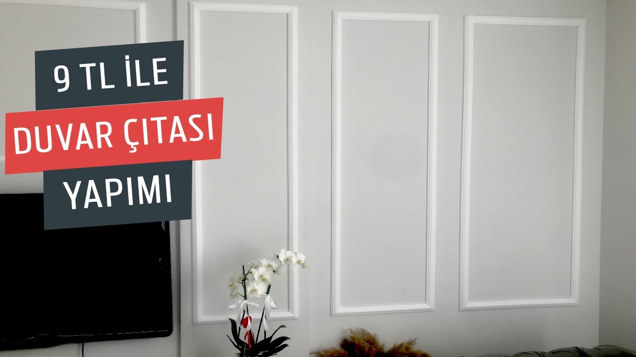 9 TL Maliyetle Duvar Çıtası Uygulaması | Mükemmel Dekoratif Kendin Yap DIY