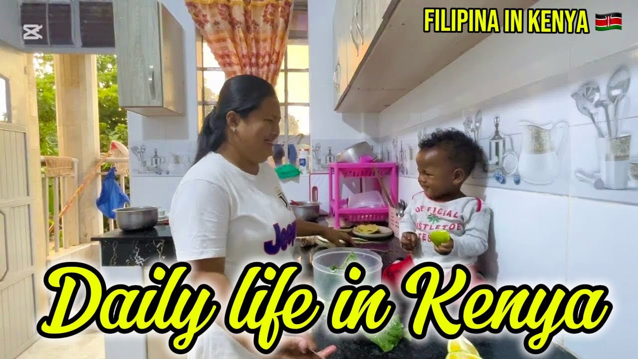 A Day in My Life in Kenya 🇰🇪 | Filipino Food, Night Cleaning & Mom Life