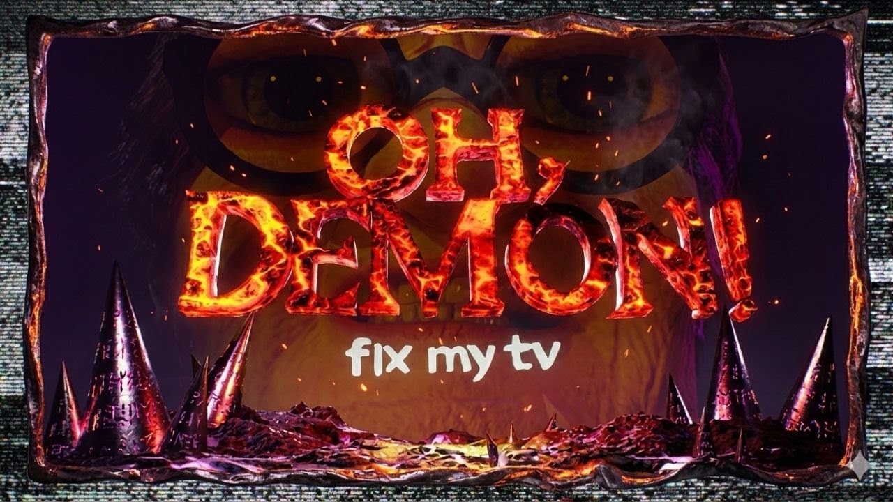 OH DEMON! Fix my TV... LLEGO EL DIA, VAMOS A REPARARLE EL TV A LA ABUELA!