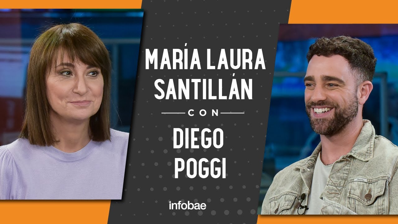 Diego Poggi con María Laura Santillán: 
