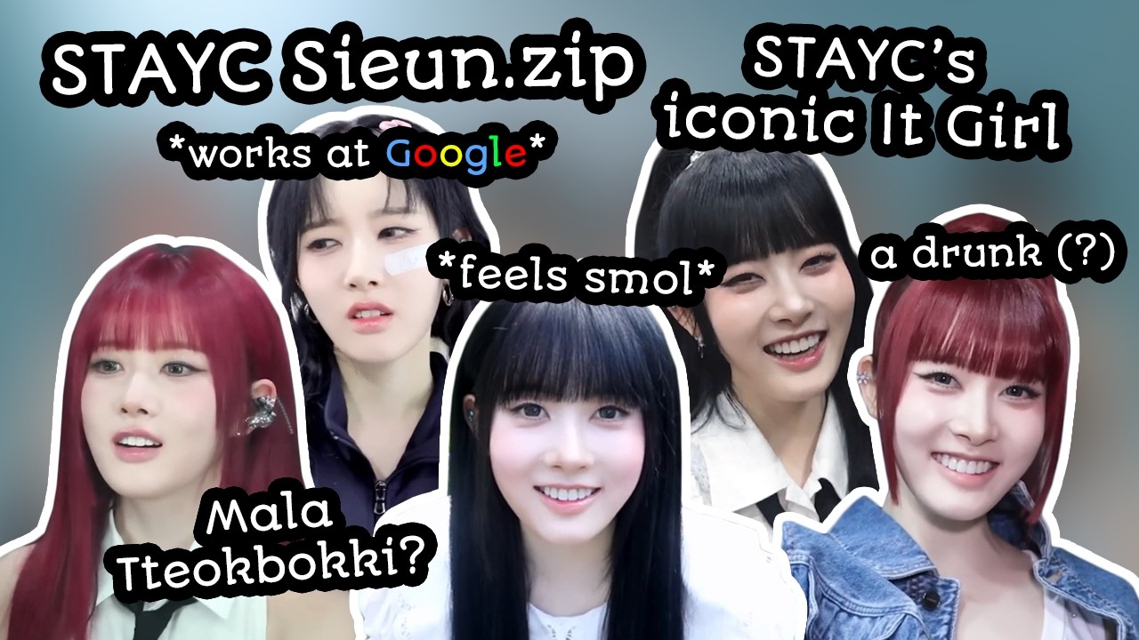 STAYC Sieun.zip (STAYC's Iconic It Girl) (Cute and Funny Moments)