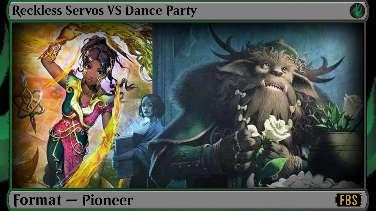 MtG Pioneer Gameplay - Reckless Servos VS Dance Party