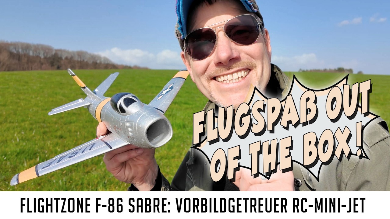 FliteZone Sabre F-86 (RTF) - günstig RC-Jet fliegen | Review