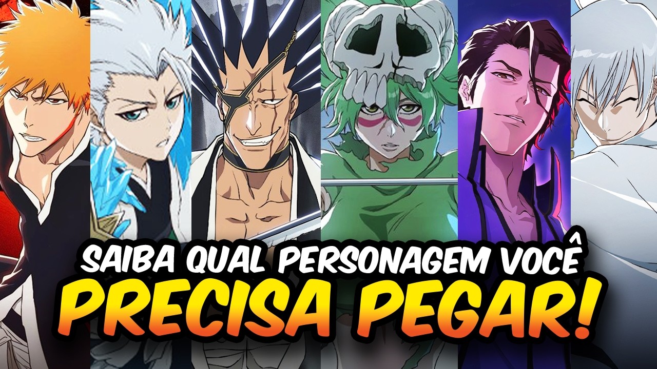 ESSES SÃO OS PERSONAGENS QUE VOCÊ PRECISA NA SUA CONTA! - BLEACH Soul Resonance