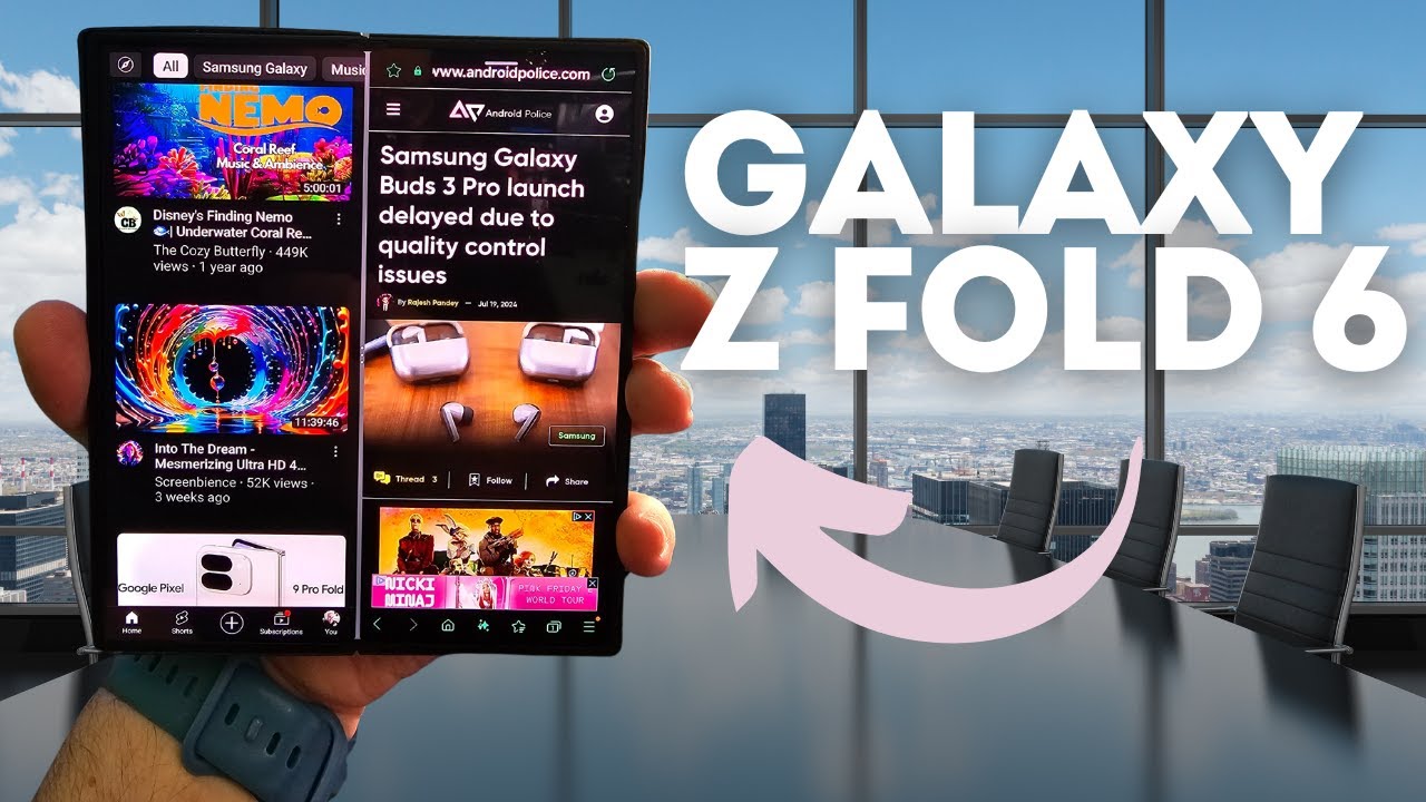 Советы и рекомендации по многозадачности Galaxy Z Fold 6