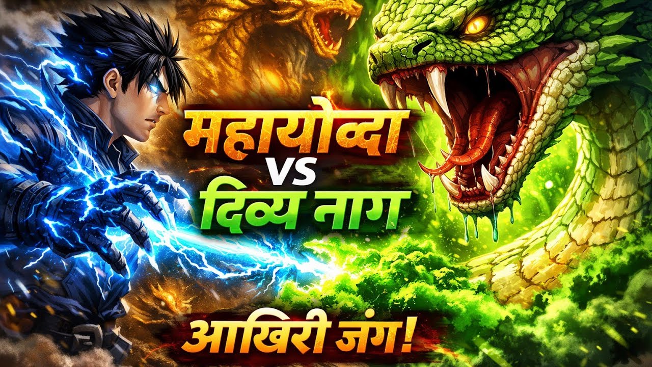 विद्युत vs दिव्य नाग की भयंकर लड़ाई ⚡ | गोल्डन ड्रैगन का सच | Fantasy Story EP 37 || #ai #viral 