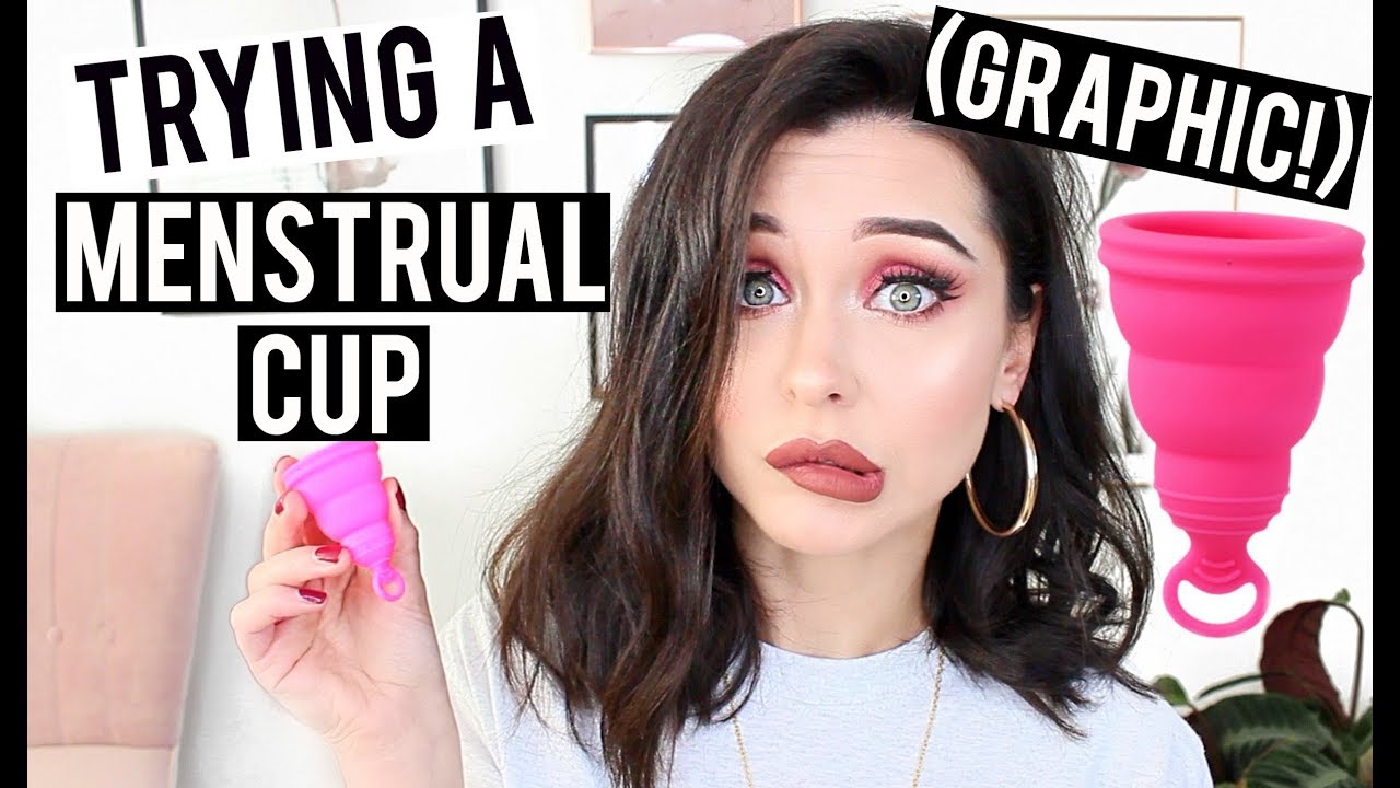 TRYING A MENSTRUAL CUP FOR THE FIRST TIME (WARNING, GRAPHIC!) | KatesBeautyStation