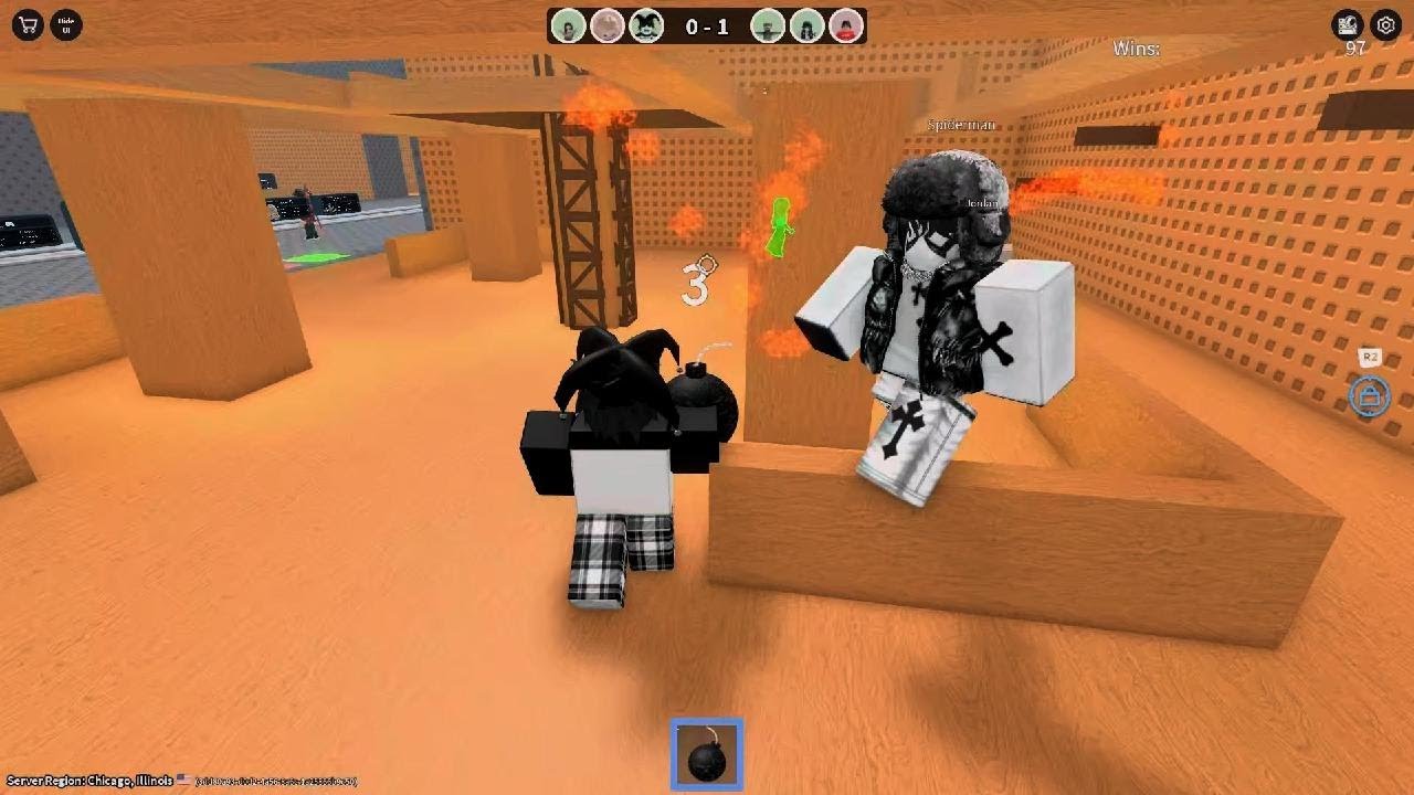 Winning a 1 V3. In Time, Bomb Duels.