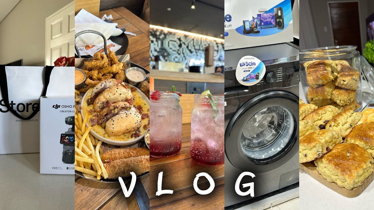 VLOG : We Have a Camera (DJI) | Lunch Date with my Daughter | Washing Machine | Let’s Bake Scones