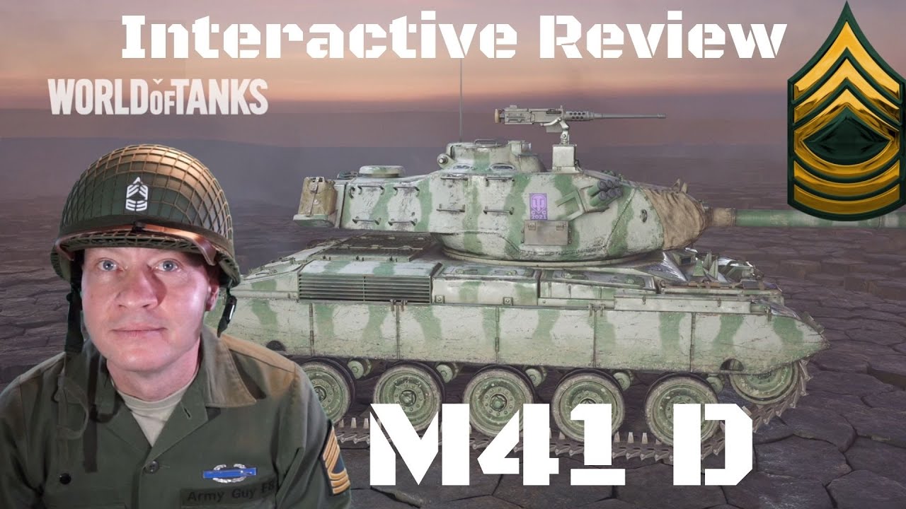 M41D Interactive Review, World of Tanks Console Modern Armor.
