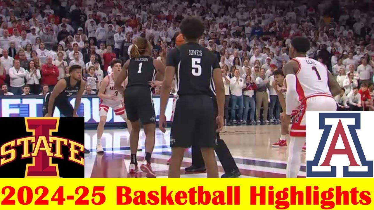 #3 Iowa State vs Arizona Basketball Game Highlights 1 27 2025