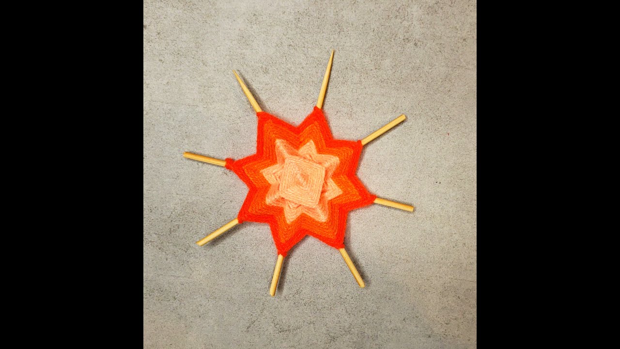 TUTORIAL  Punto de estrella 8 puntas* Video Tips T.17