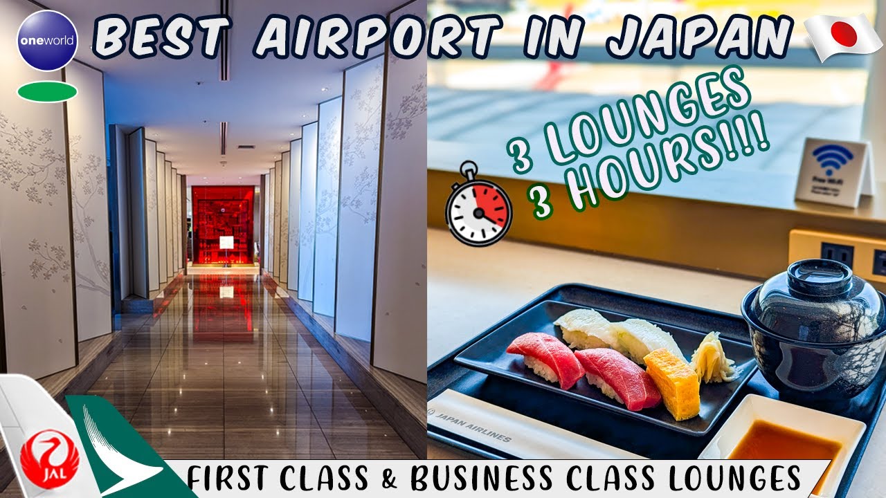Exploring the JAL first class lounge at Tokyo Haneda | Tokyo airport lounge hopping