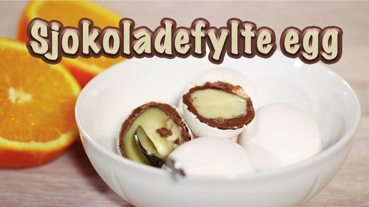 Hjemmelagde påskeegg | Sjokoladeegg med kremfyll