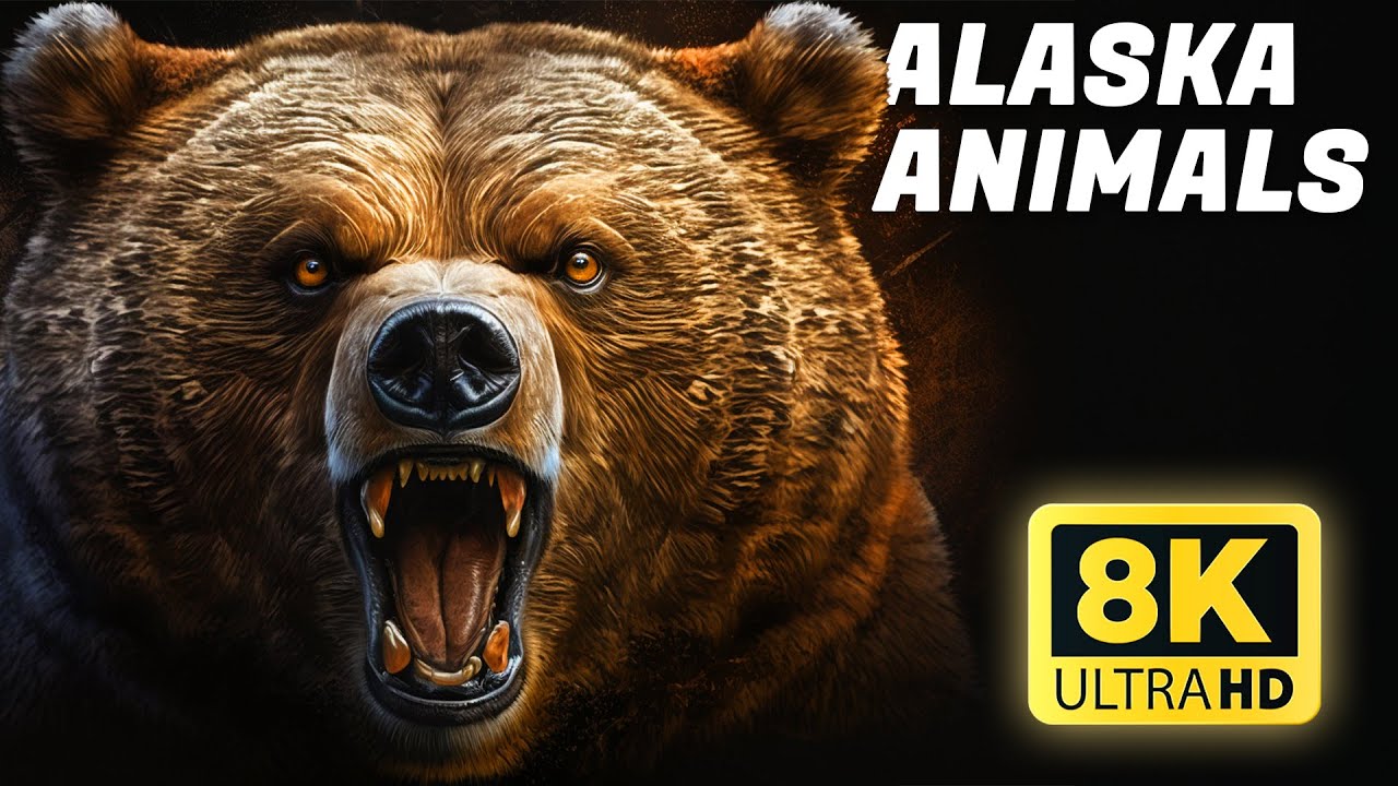 8K Video ULTRA HD Dolby Atmos | Alaska Wildlife 8K