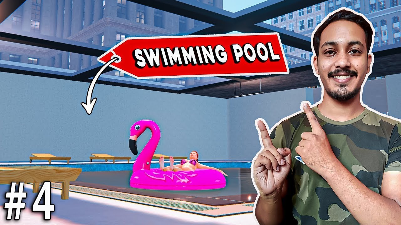 OPEN A LUXURY SWIMMING POOL IN MY GYM 😍   GYM SIMULATOR 24   04