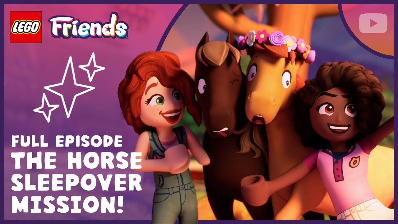 Nocowanka u koni 🐴 | S4, odc. 8 | Pełny odcinek | LEGO Friends: Następny rozdział