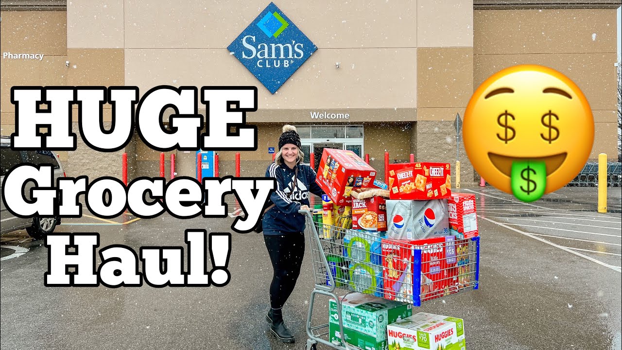 HUGE GROCERY HAUL *WITH PRICES* | WALMART & SAM'S CLUB HAUL | MOM OF 3 DAY IN THE LIFE | MEGA MOM