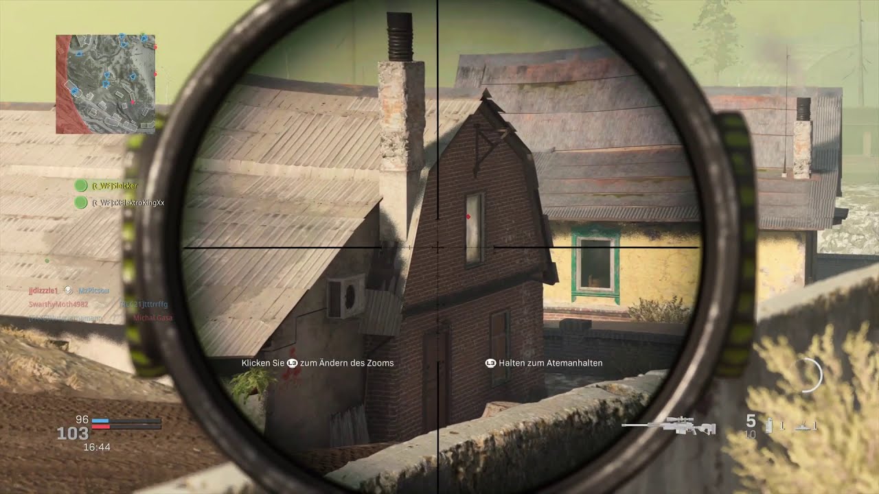 CoD / Call of Duty Warzone Sniper Aim Moments funny