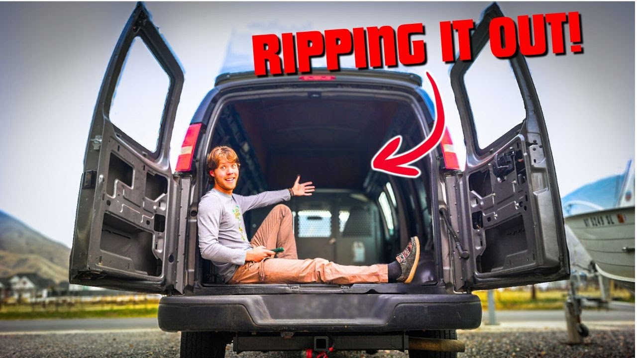 РАЗОРВАВ ВСЕ… Начинается первый день сборки моего фургона!