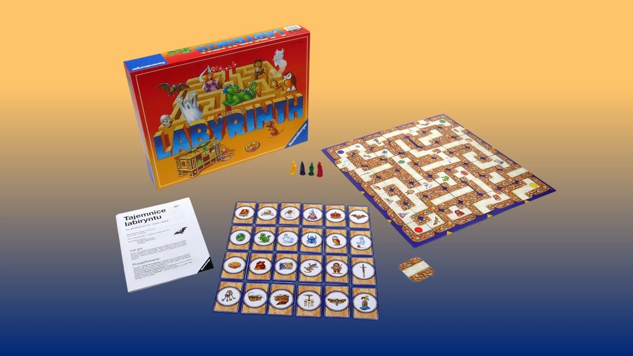 Labirynt- Gra planszowa Ravensburger, video instrukcja, podstawy gry, TM Toys