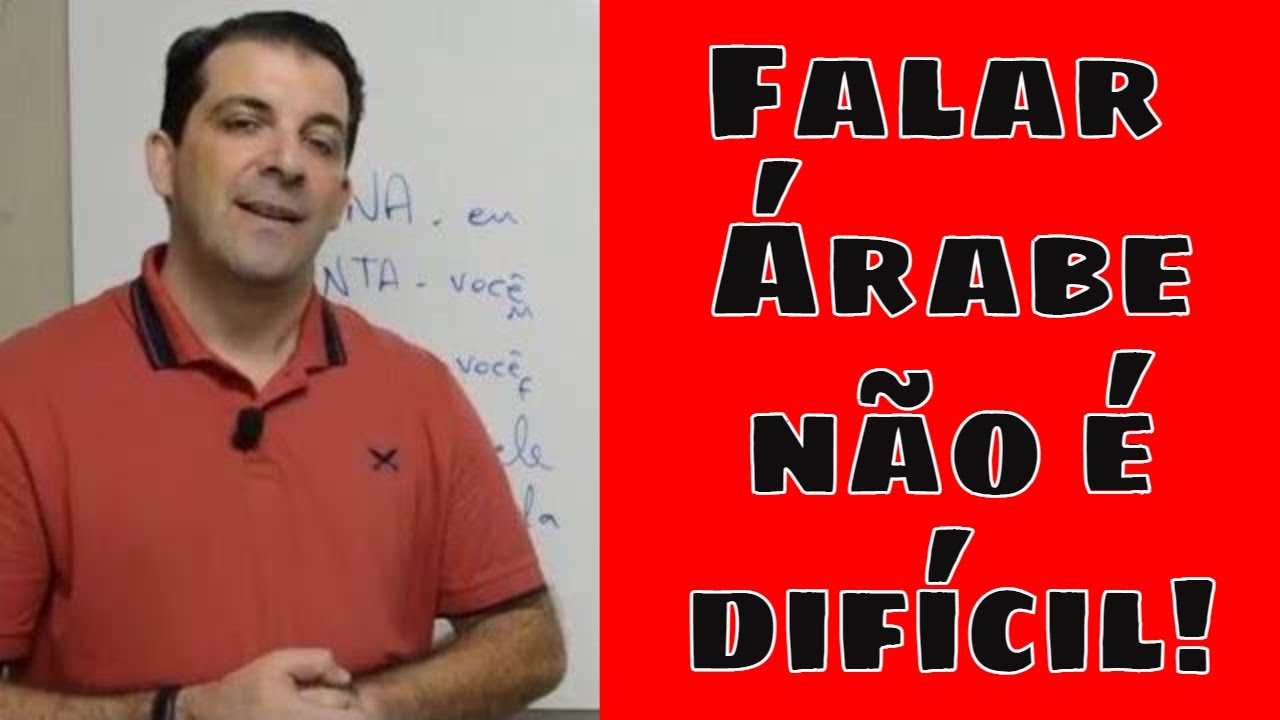 Falar árabe NÃO é difícil !