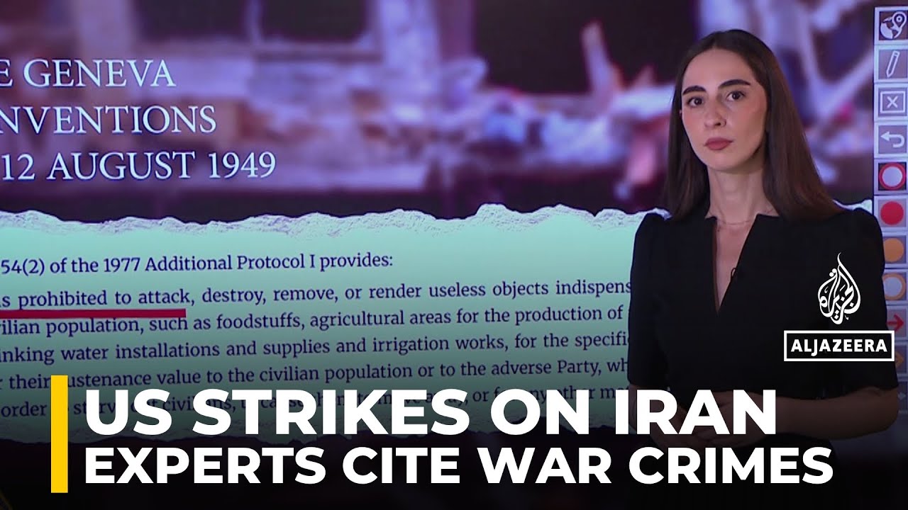 US legal experts warn strikes on Iran could amount to war crimes