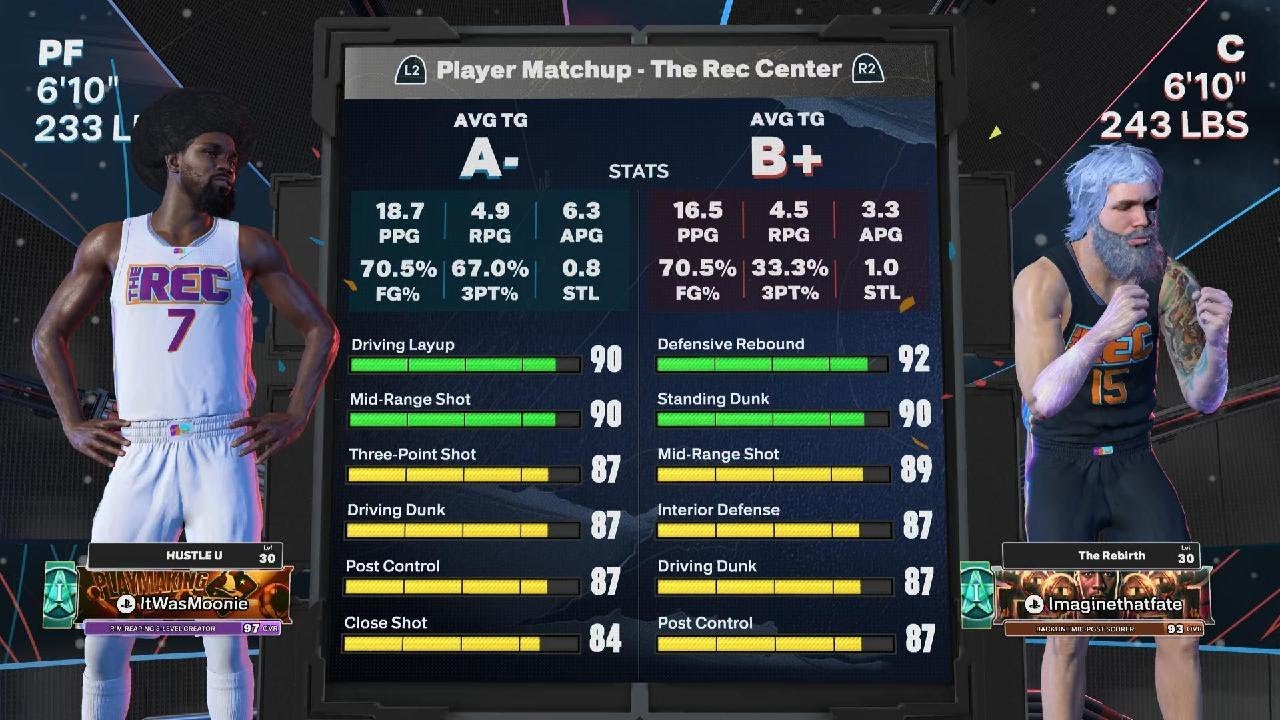 Triple double for KD build in NBA 2K26 REC Center