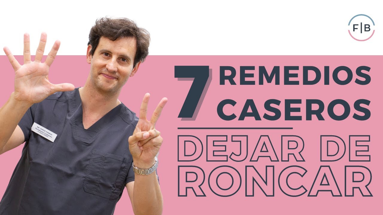👉 7 REMEDIOS CASEROS (que funcionan) para DEJAR de RONCAR 💥