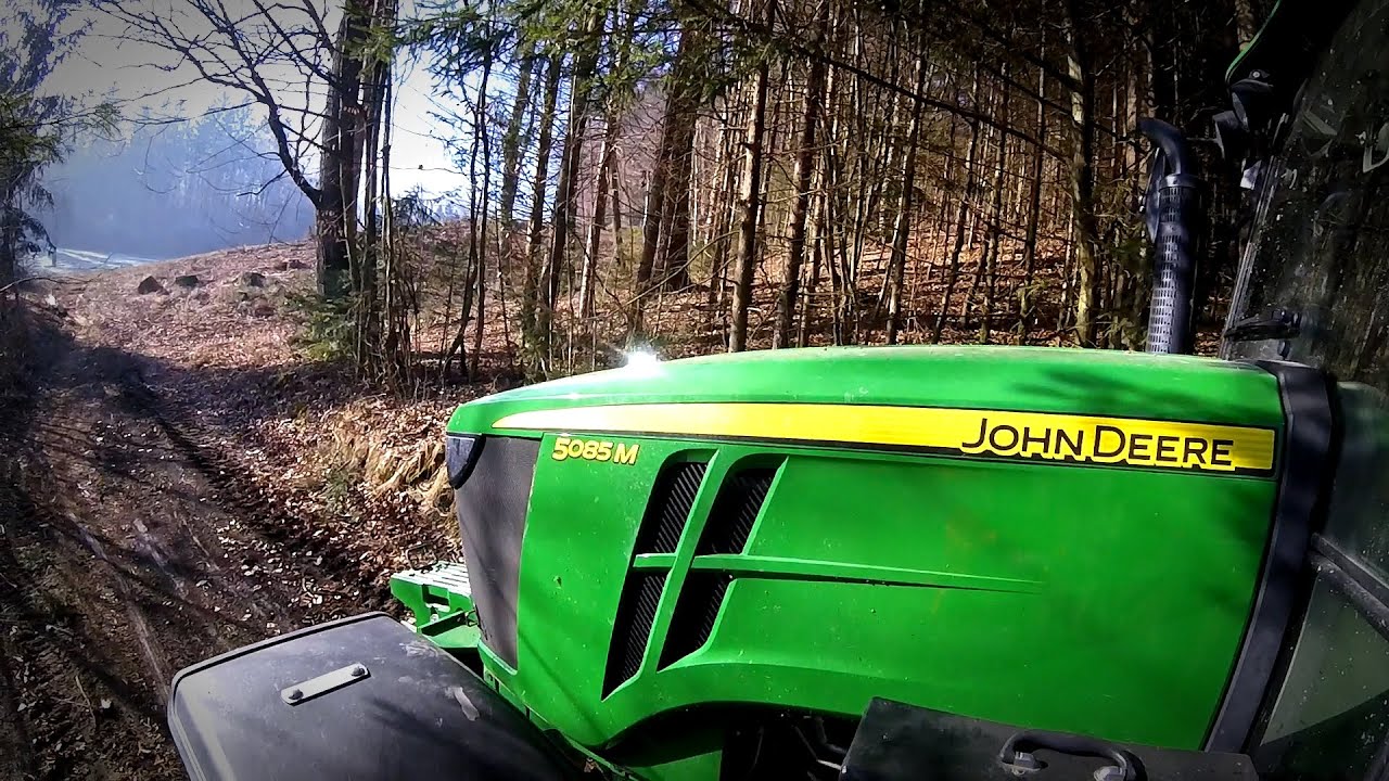 John Deere 5M at forestry