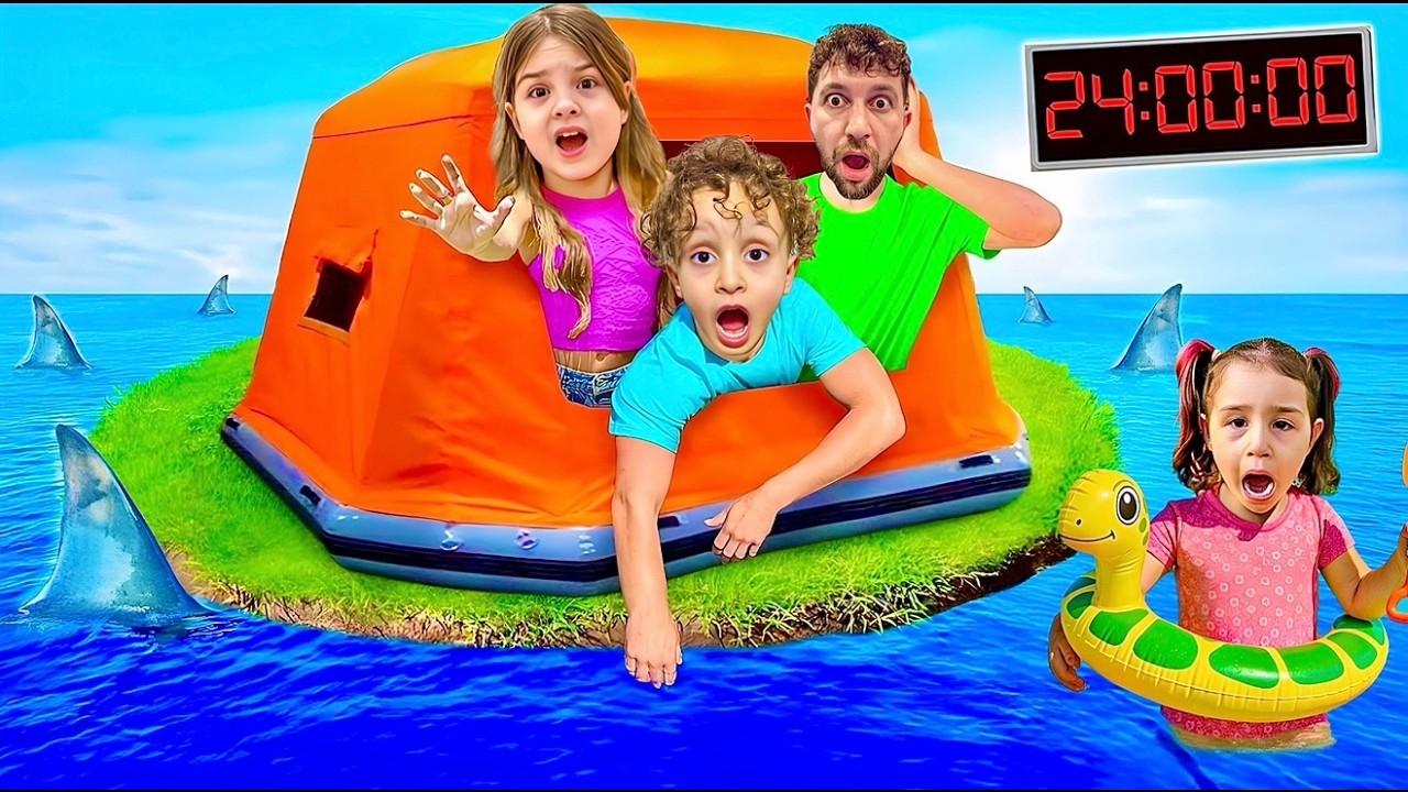KUZEY ELİF HAFTASONU 24 SAAT MİNİ TATİL VLOG !! ADADA MAHSUR KALDIK !!