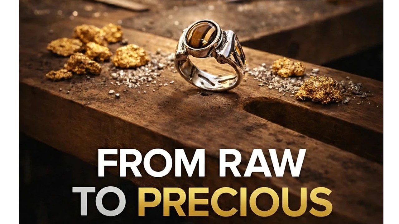 Tiger&rsquo;s Eye Ring Making From Raw to Finished  No Talking