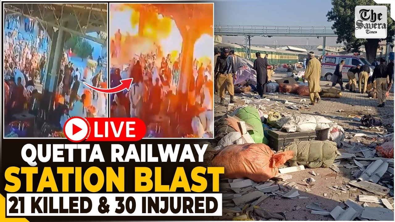 [Live] Quetta Railway station blast: 21 killed & 30 injured