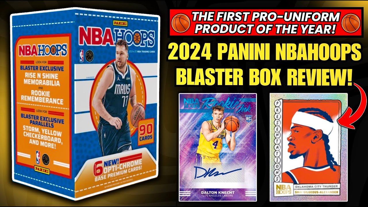 *THE FIRST BASKETBALL PRODUCT OF THE YEAR!🚨 2024 NBAHOOPS BLASTER BOX REVIEW!🏀