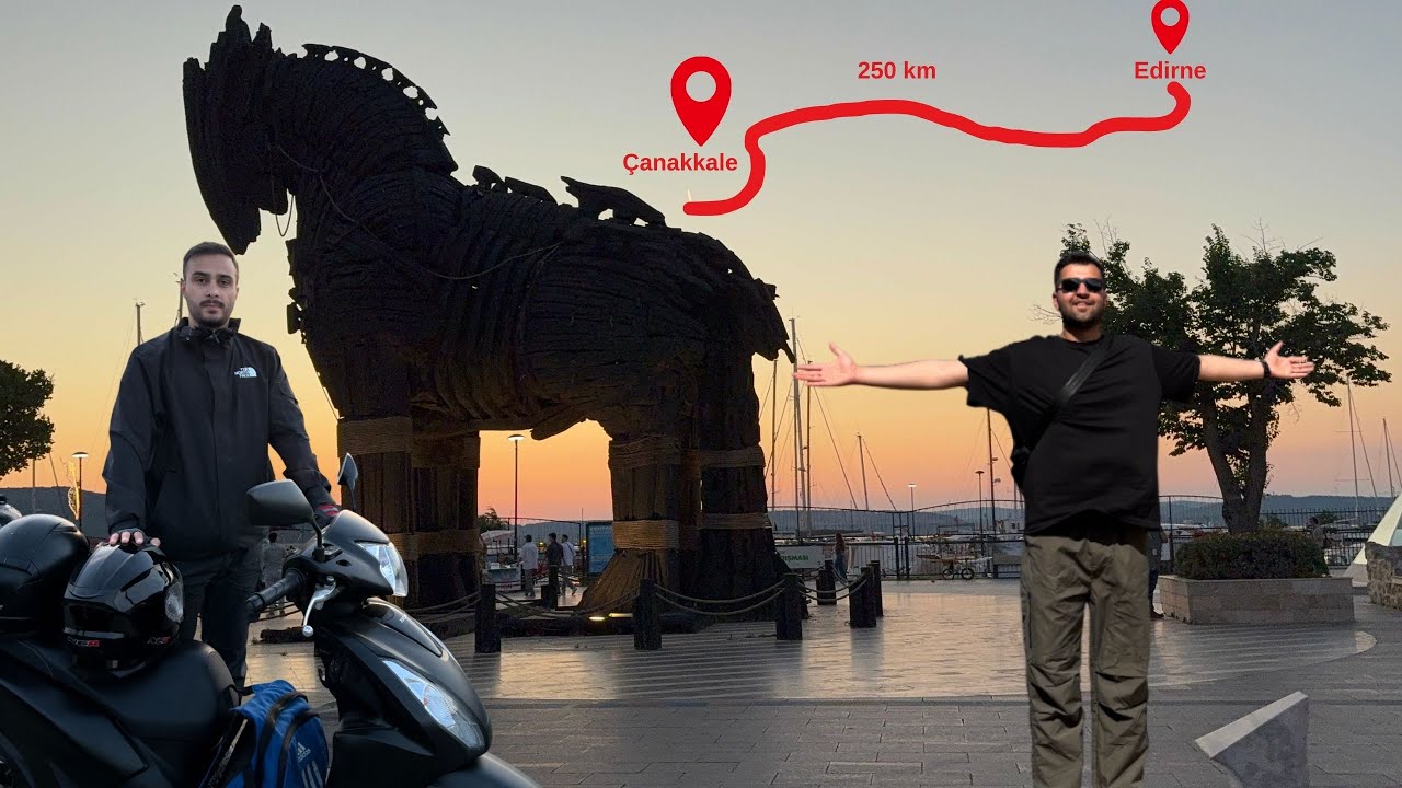 Çanakkale’den Edirne’ye Motorla geldik vlog #çanakkale #edirne
