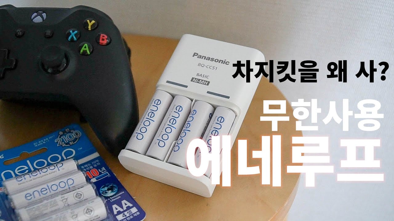 파나소닉 에네루프 충전기&충전지 리뷰 feat. 무선 게임패드 필수템