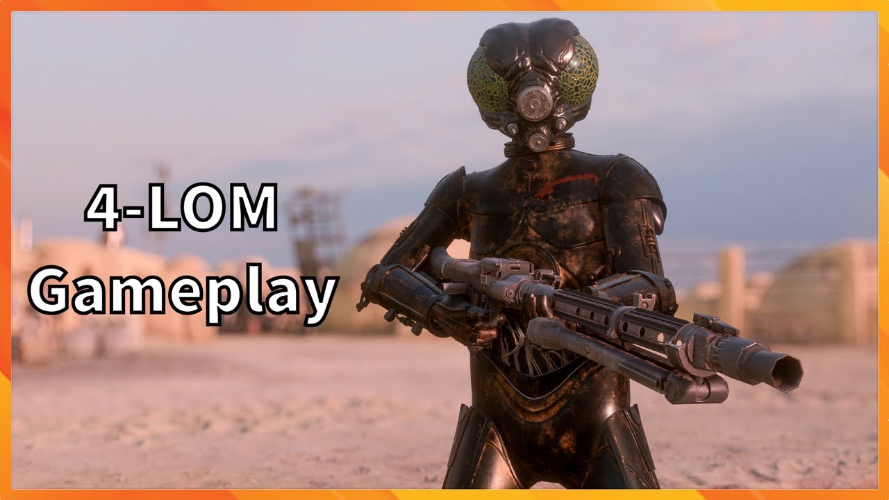 4-LOM Gameplay Star Wars Battlefront 2