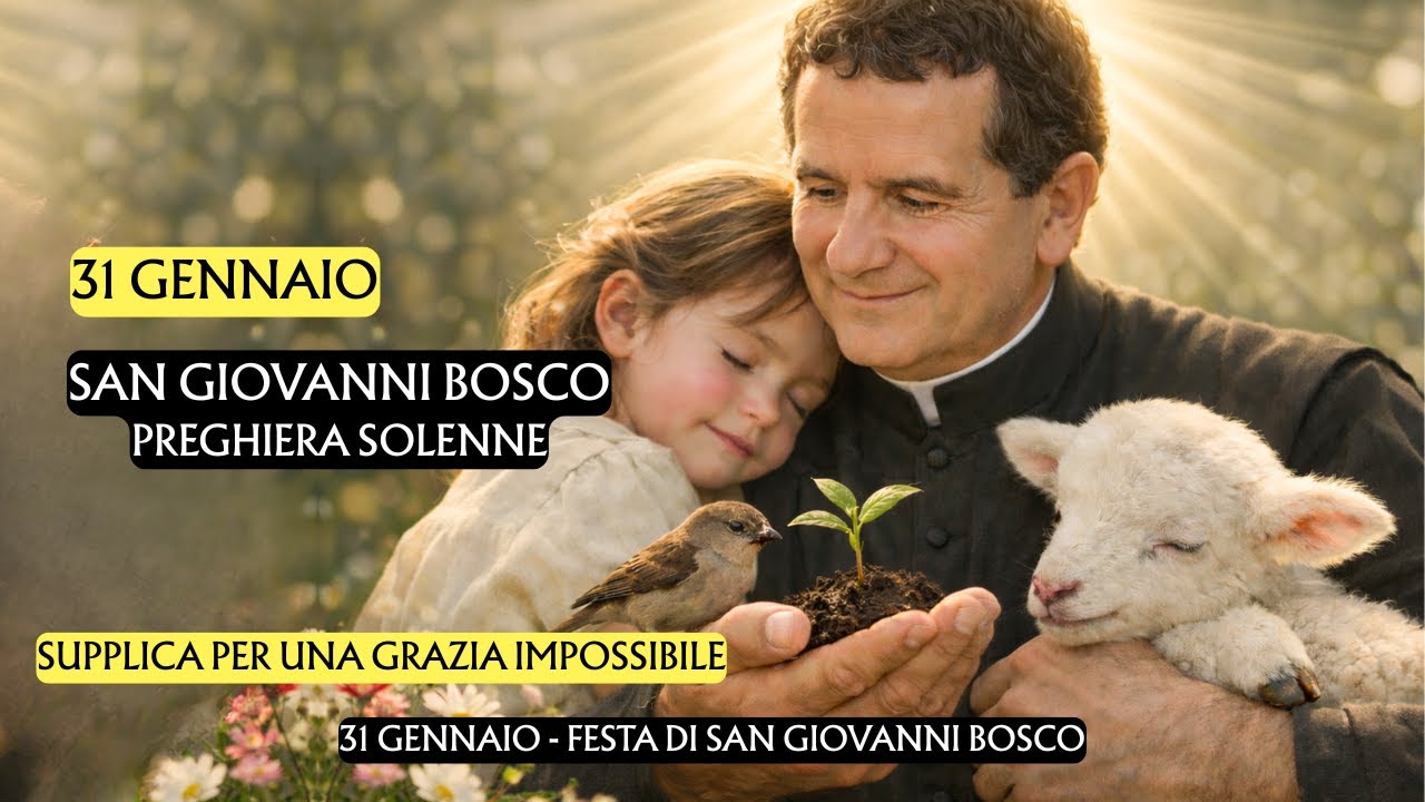 🙏Preghiera Solenne a San Giovanni Bosco | Supplica per una Grazia impossibile