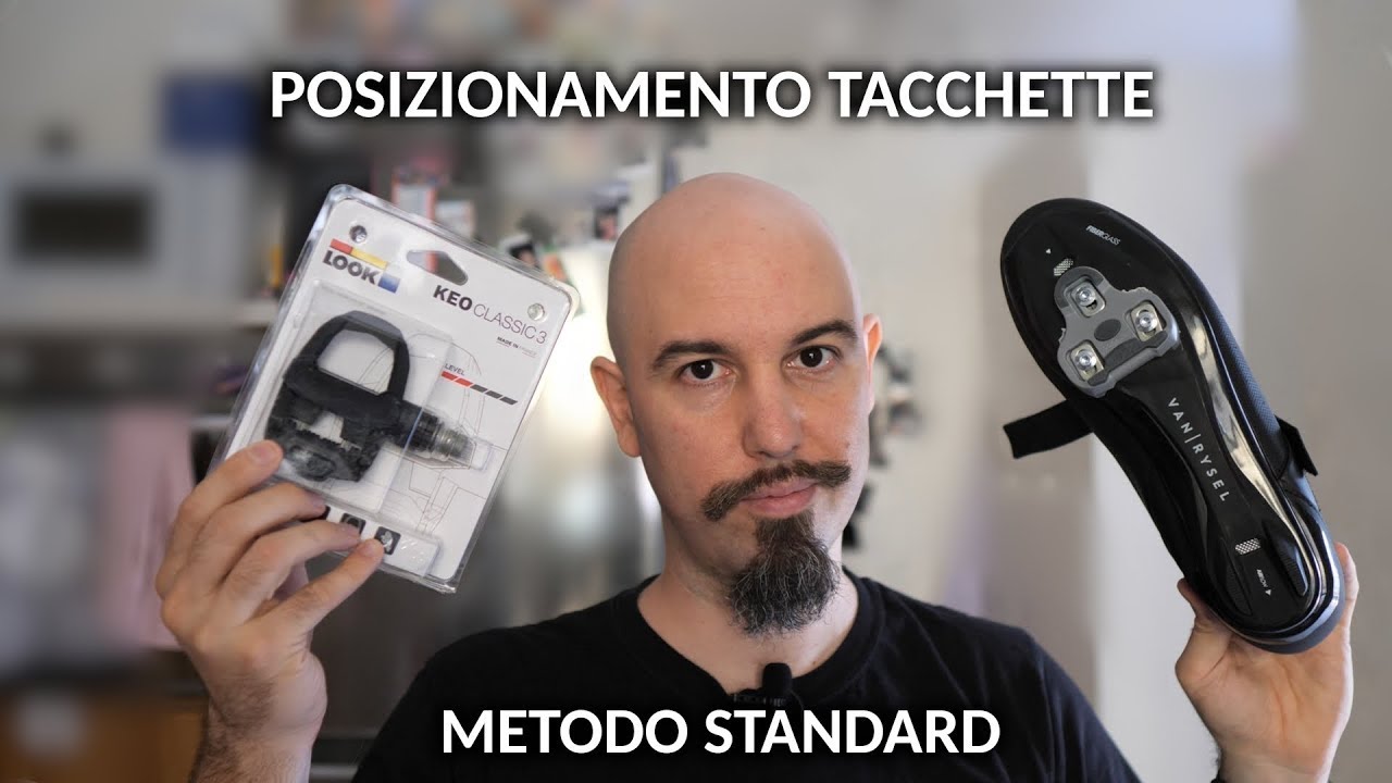Posizionamento tacchette bici da corsa (metodo standard)