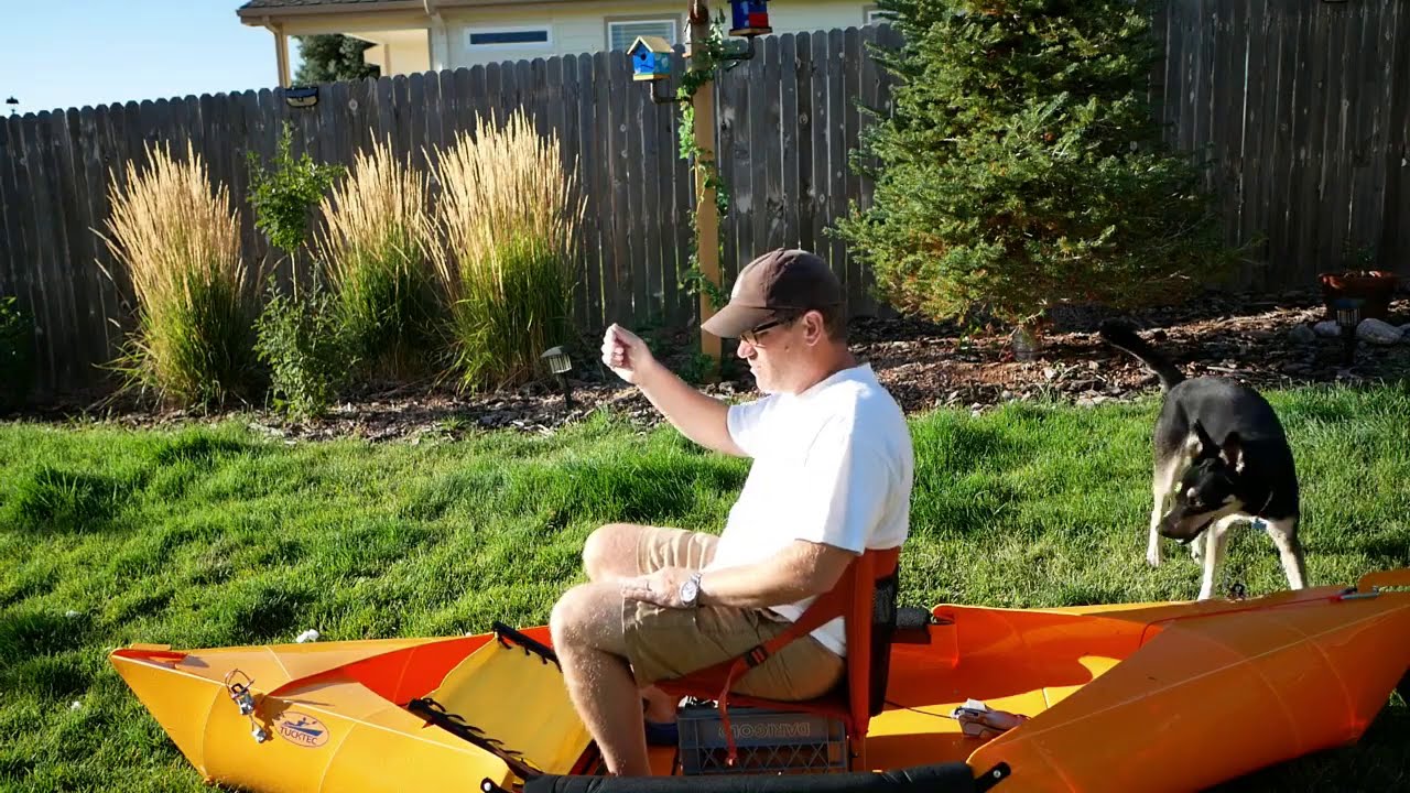 Fishing in a Tucktec Kayak